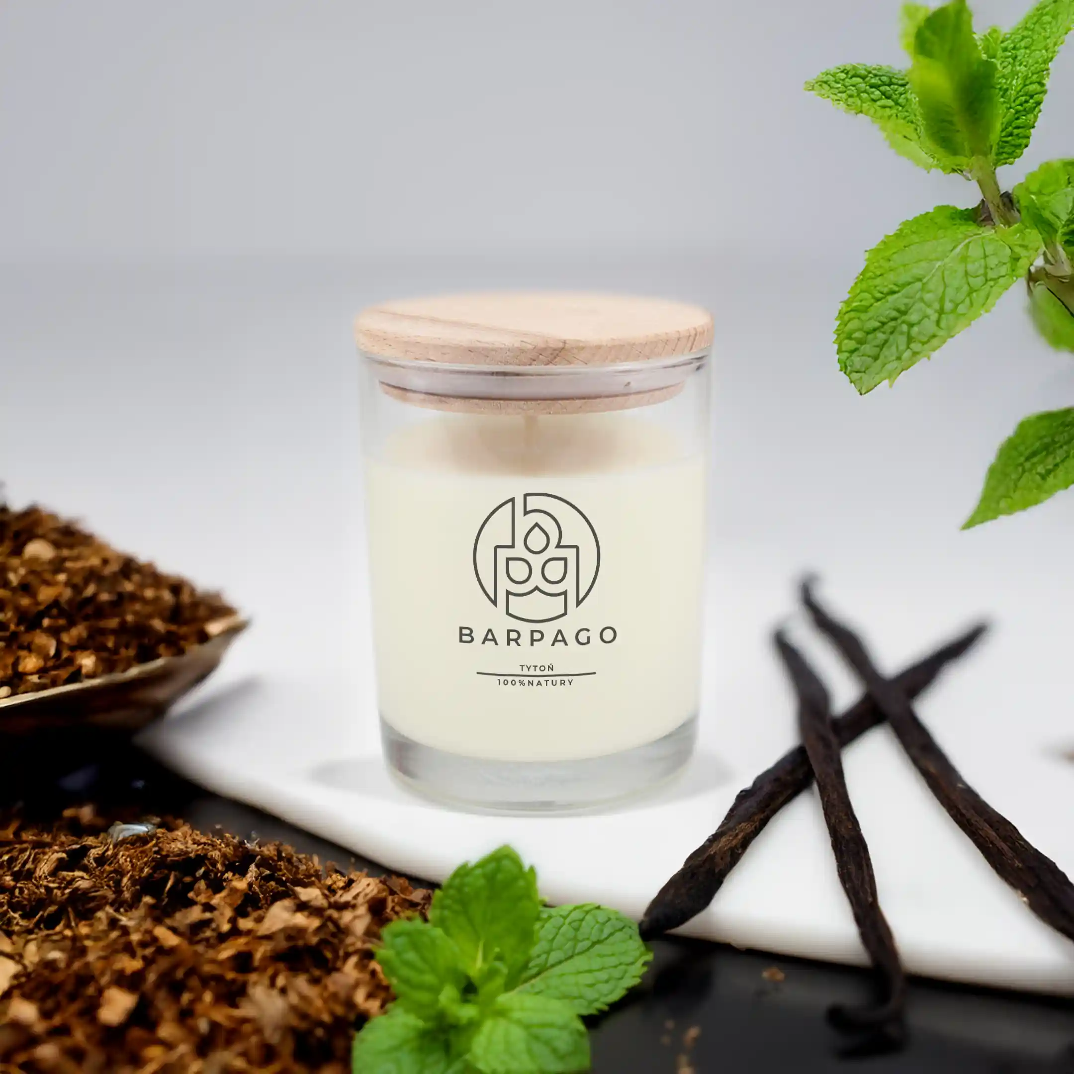 Świeca Sojowa Tytoń 200 ml