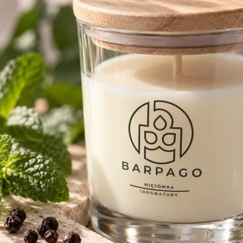 Świeca Sojowa Miętówka 200 ml - obrazek 7