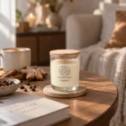 Świeca Sojowa Piernikowe Latte 200 ml - obrazek 4